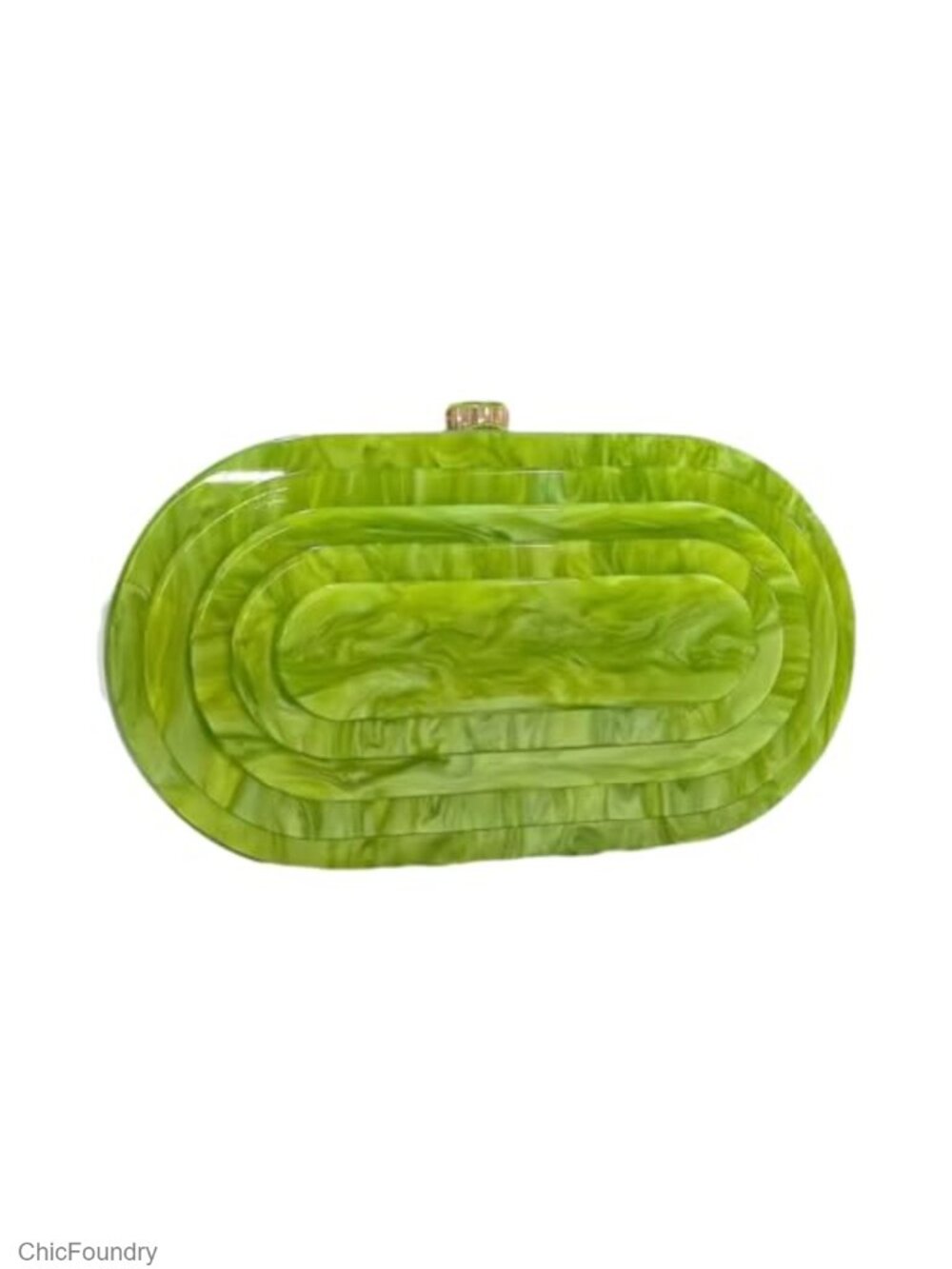 Acrylic Evening Clutch Bag Women Shell Shape Crossbody Bag Glitter Marble Purse